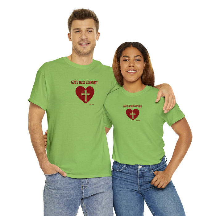 God’s New Covenant Women’s Unisex Heavy Cotton Tee