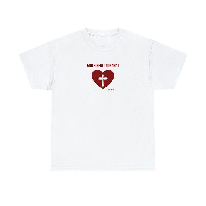 God’s New Covenant Women’s Unisex Heavy Cotton Tee