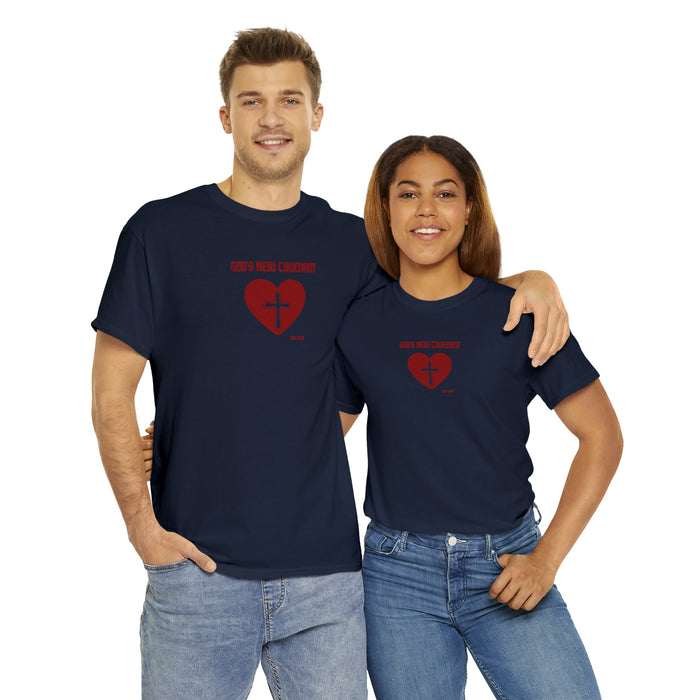 God’s New Covenant Women’s Unisex Heavy Cotton Tee