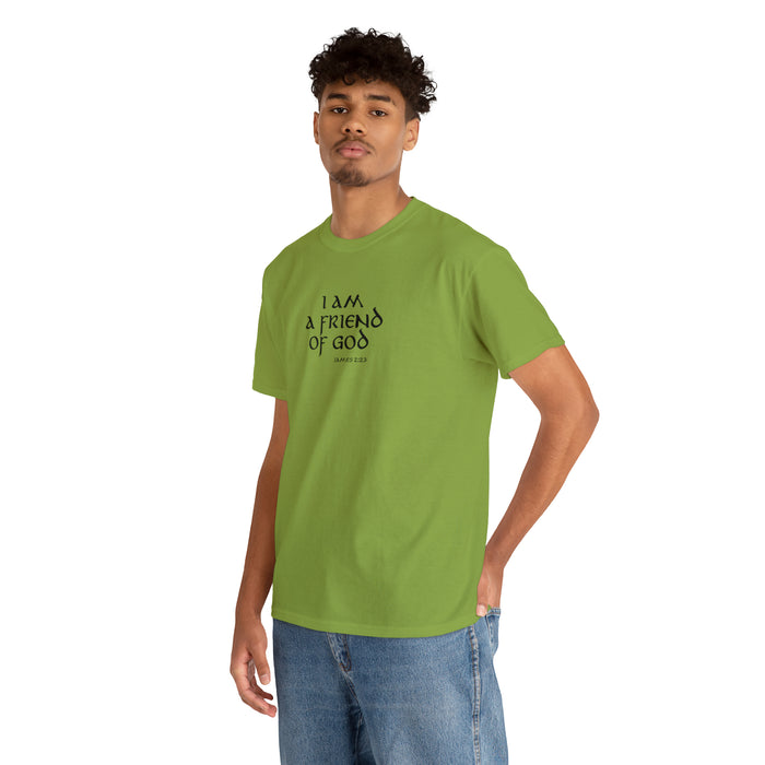 I Am A Friend Of God Men’s Unisex Heavy Cotton Tee