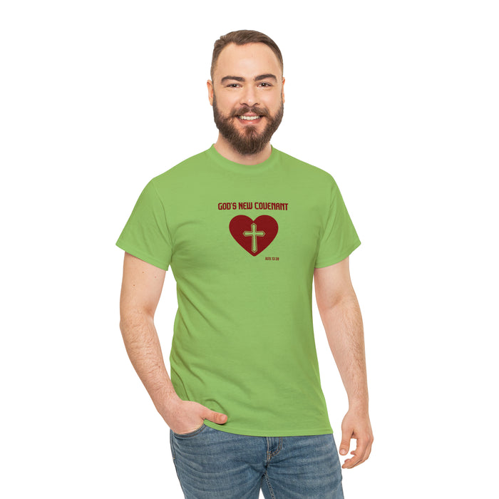 God’s New Covenant Women’s Unisex Heavy Cotton Tee