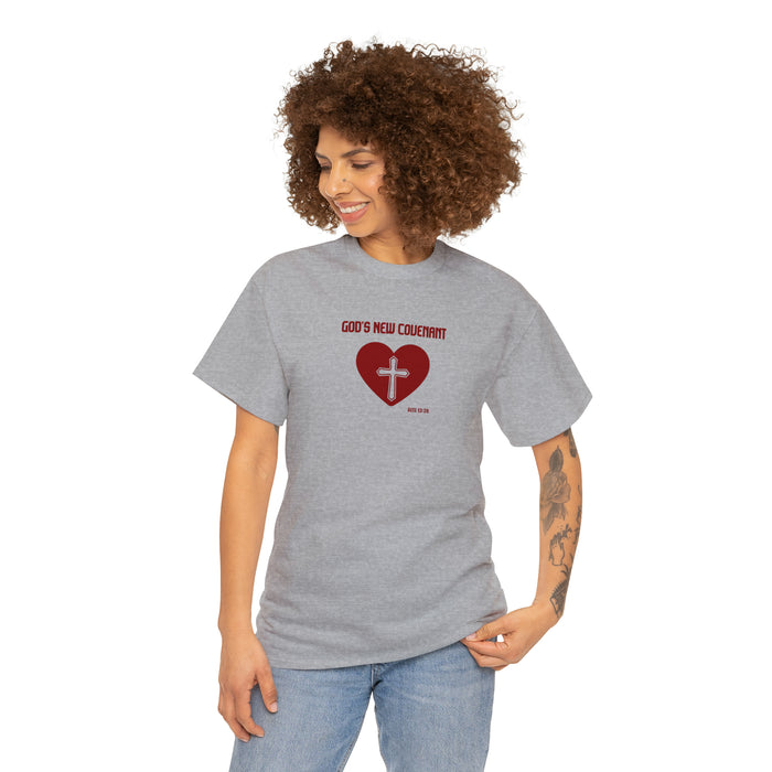 God’s New Covenant Women’s Unisex Heavy Cotton Tee