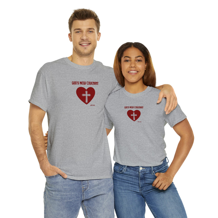 God’s New Covenant Women’s Unisex Heavy Cotton Tee
