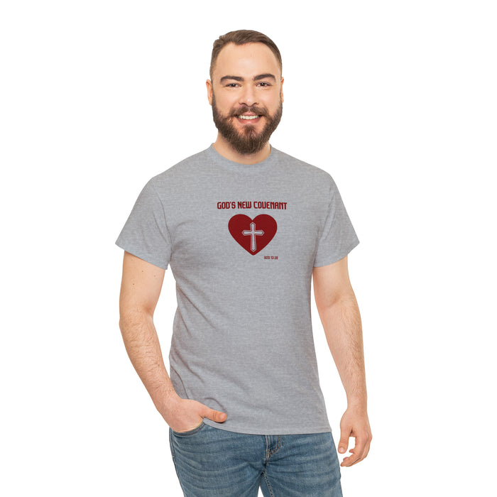 God’s New Covenant Women’s Unisex Heavy Cotton Tee