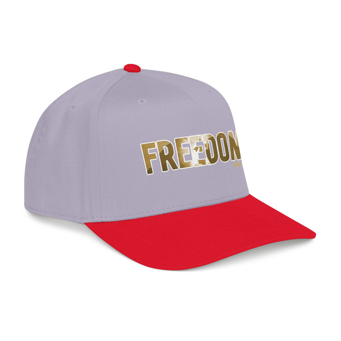 Freedom Embroidered Baseball Cap — Vintage Distressed Military-Inspired Hat