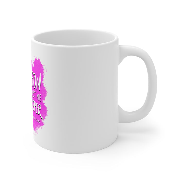 No Weapon Formed Against Me Shall Prosper White Ceramic Mug