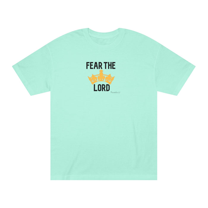 Fear The Lord T-Shirt — Christian Faith Tee with Crown Graphic