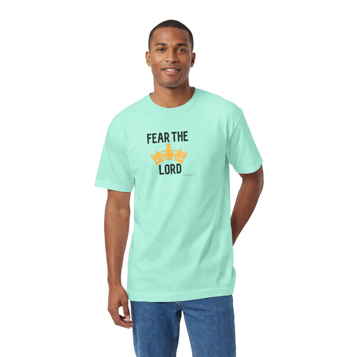 Fear The Lord T-Shirt — Christian Faith Tee with Crown Graphic
