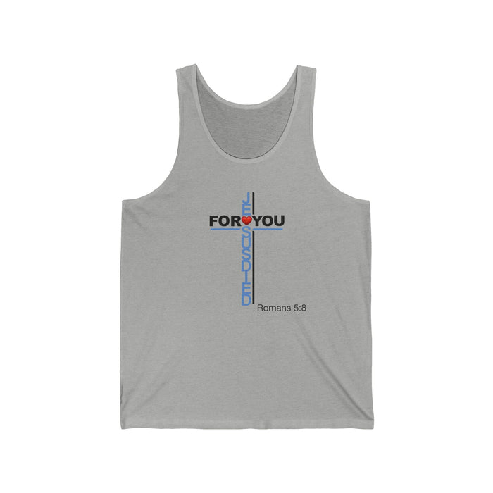 Jesus Died for You Men's Unisex Jersey Tank
