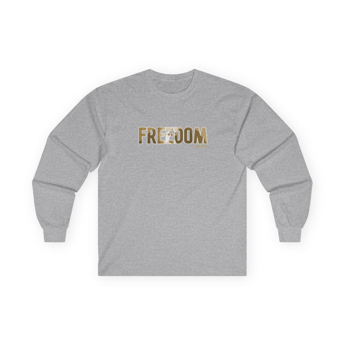Freedom Gold Foil Long Sleeve Tee