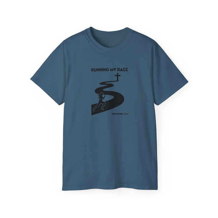 Running My Race Women’s Unisex Ultra Cotton Tee