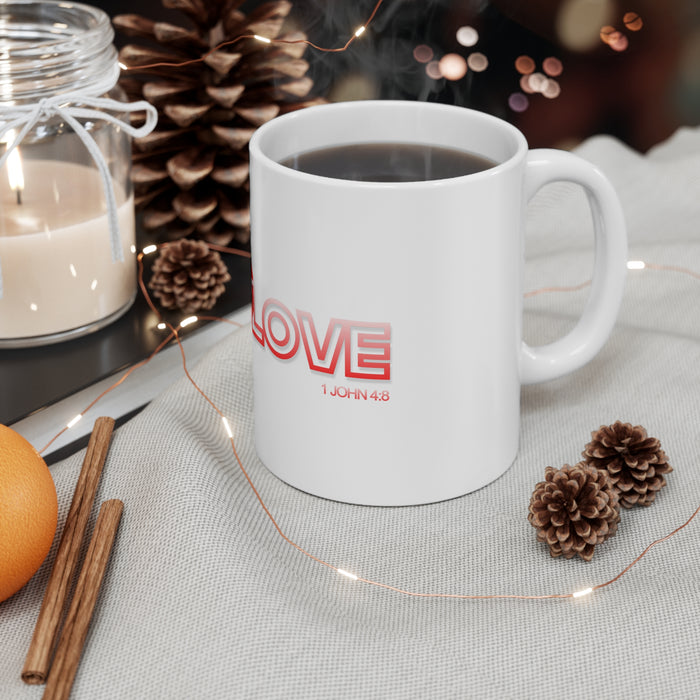 God is Love Ceramic Mug 11oz