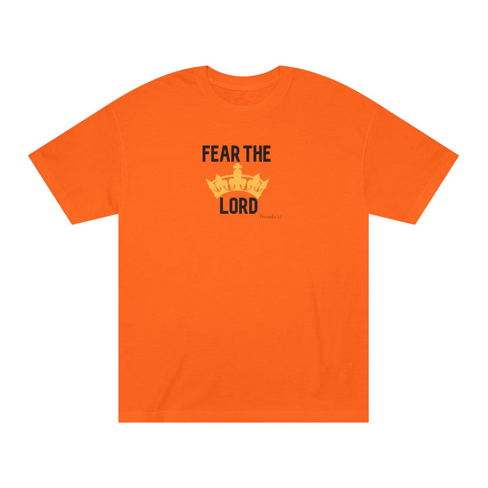 Fear The Lord T-Shirt — Christian Faith Tee with Crown Graphic