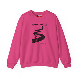 Running My Race Women’s Unisex Heavy Blend™ Crewneck Sweatshirt