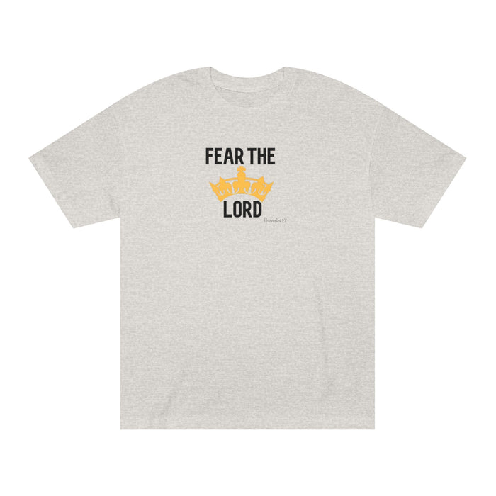 Fear The Lord T-Shirt — Christian Faith Tee with Crown Graphic