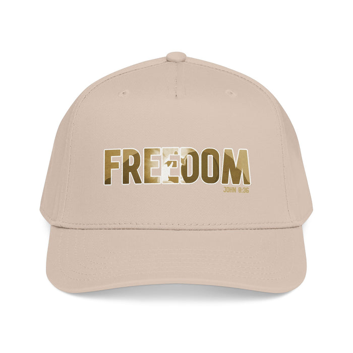 Freedom Embroidered Baseball Cap — Vintage Distressed Military-Inspired Hat