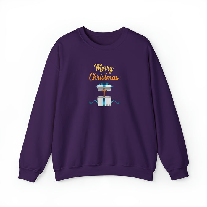 Merry Christmas Men Unisex Heavy Blend™ Crewneck Sweatshirt