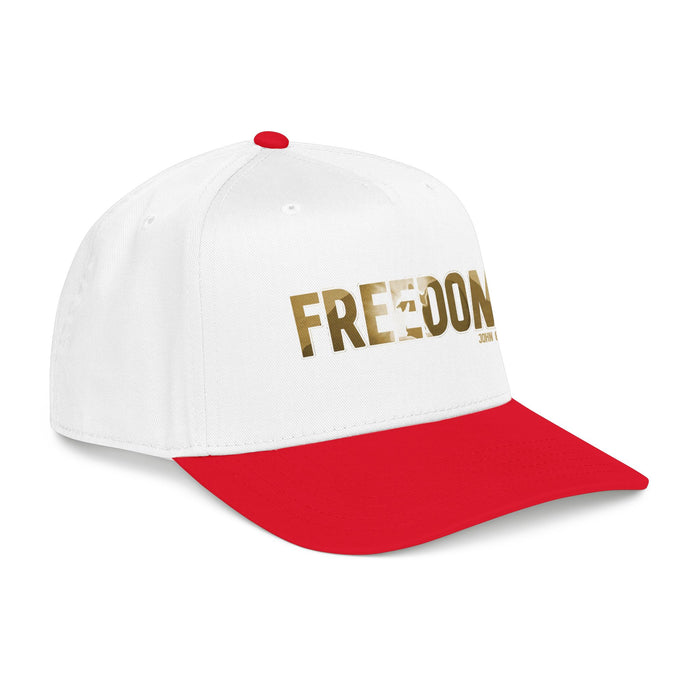 Freedom Embroidered Baseball Cap — Vintage Distressed Military-Inspired Hat
