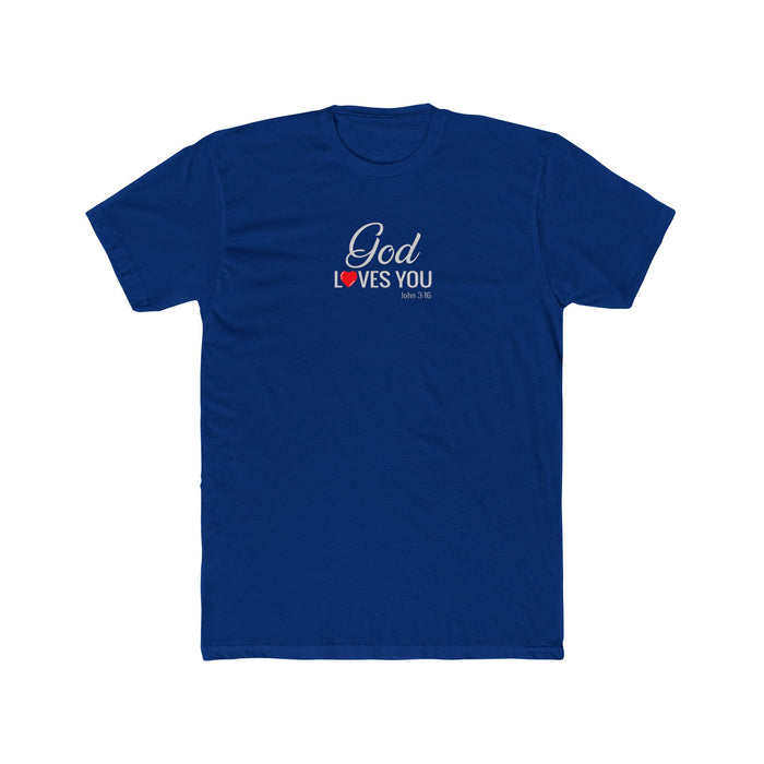 God Loves You Unisex Cotton Crew Tee