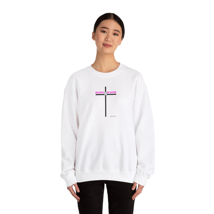 Believe & Be Saved 2.0 Women Unisex Heavy Blend™ Crewneck Sweatshirt