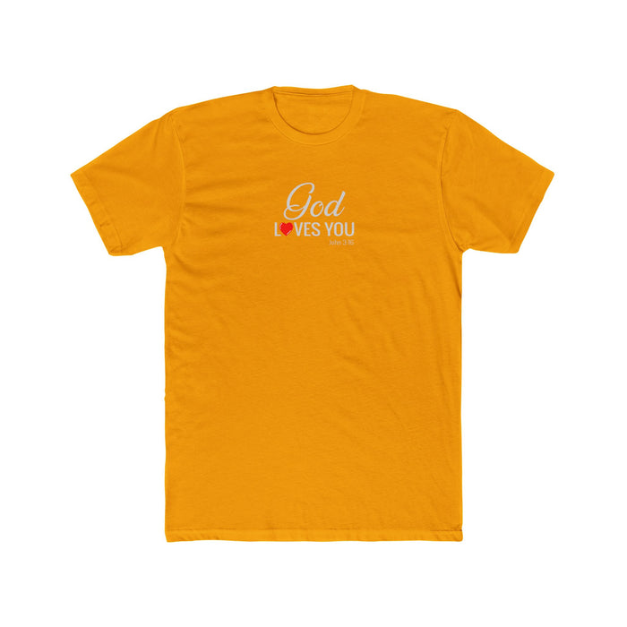 God Loves You Unisex Cotton Crew Tee
