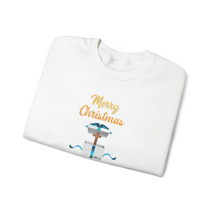 Merry Christmas Men Unisex Heavy Blend™ Crewneck Sweatshirt