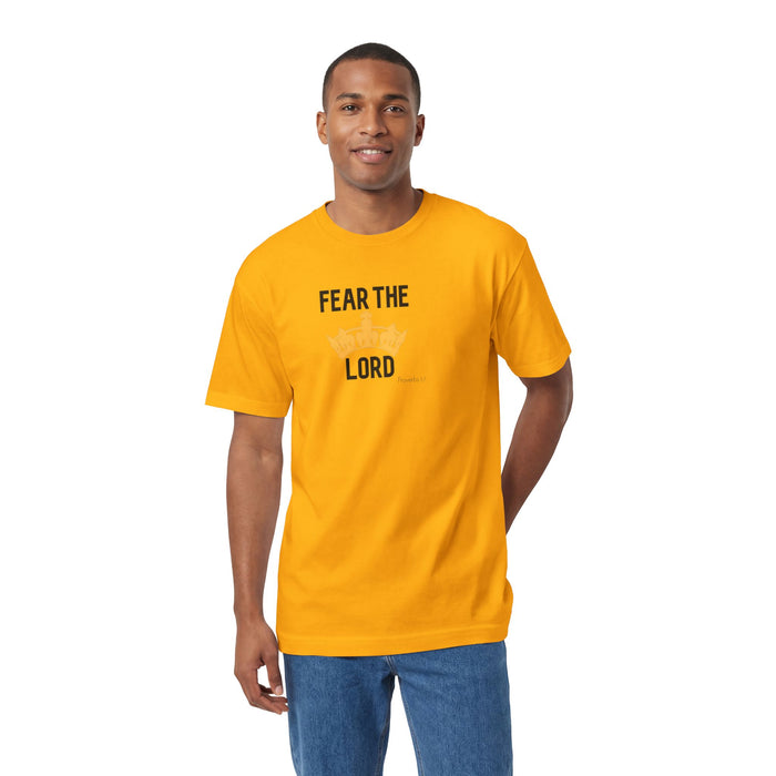 Fear The Lord T-Shirt — Christian Faith Tee with Crown Graphic