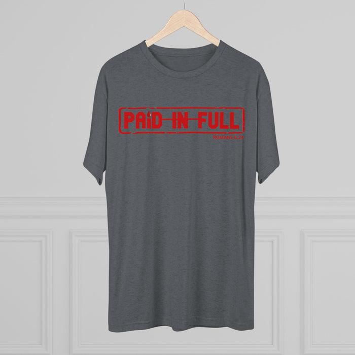 Paid In Full T‑Shirt — Christian Faith Romans 6:23 Tee