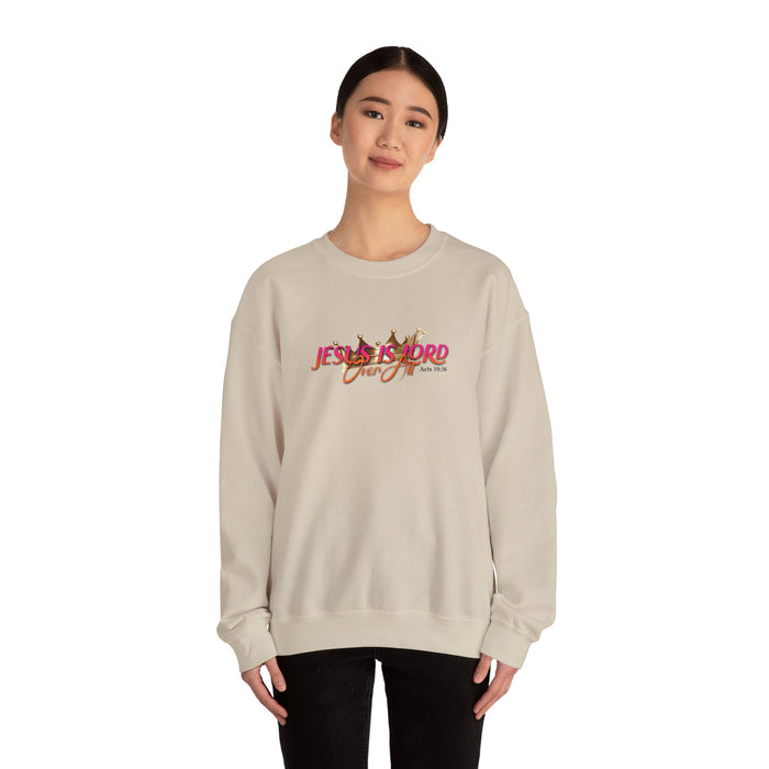 Jesus is Lord Over All Unisex Heavy Blend™ Crewneck Sweatshirt