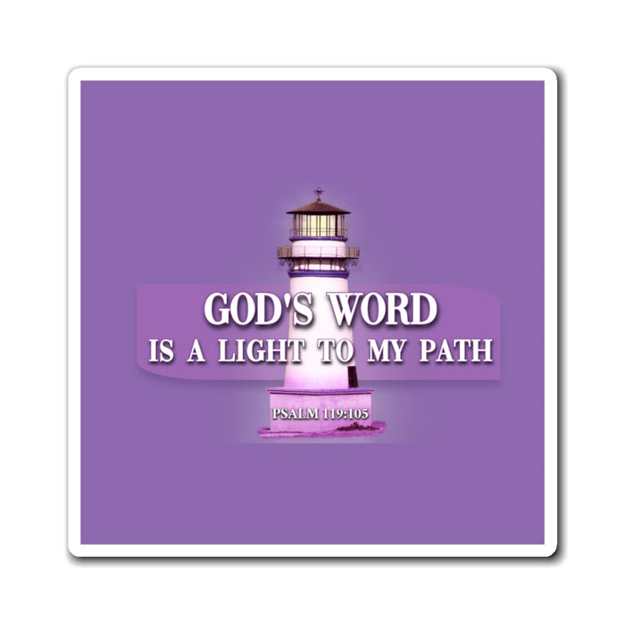 God’s Word is A Light For My Path Magnets