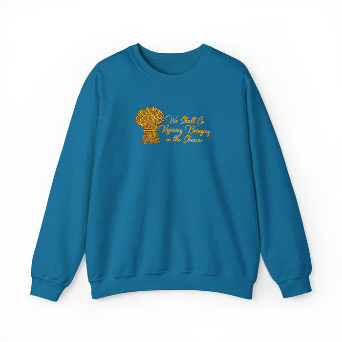 We Shall Go Rejoicing Bringing in the Sheaves Men Unisex Heavy Blend™ Crewneck Sweatshirt