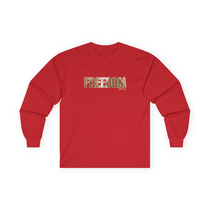 Freedom Gold Foil Long Sleeve Tee
