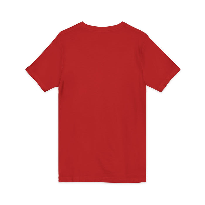 Freedom V-Neck Tee – Sunrise Gradient "FREEDOM" Graphic Shirt