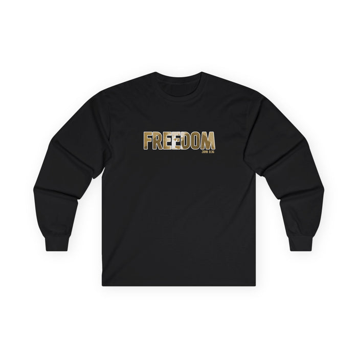Freedom Gold Foil Long Sleeve Tee