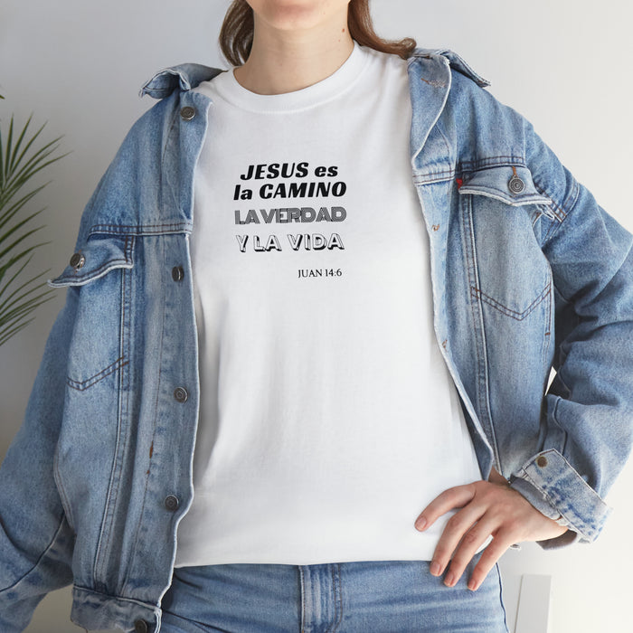 Jesús Es El Camino Unisex Heavy Cotton Tee