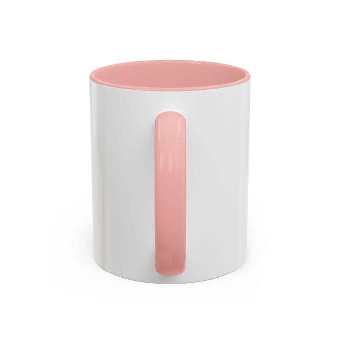 God Is Faithful Rainbow Accent Coffee Mug — Christian Scripture 2 Timothy 2:13