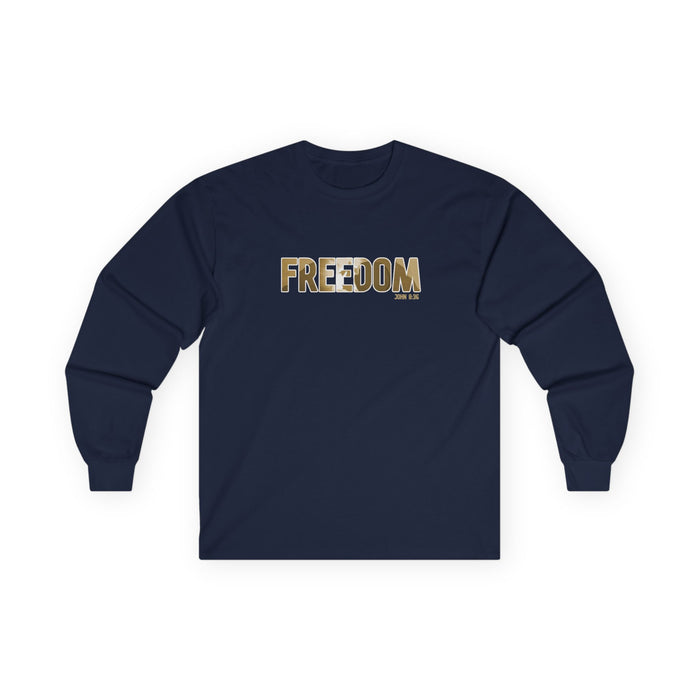 Freedom Gold Foil Long Sleeve Tee