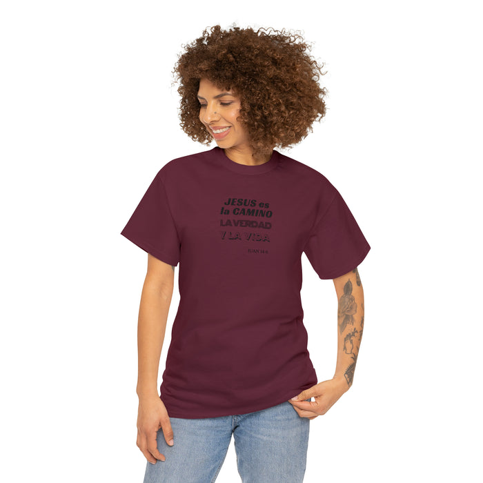 Jesús Es El Camino Unisex Heavy Cotton Tee