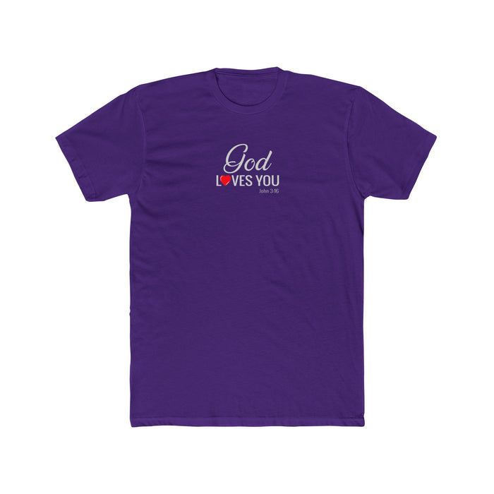 God Loves You Unisex Cotton Crew Tee