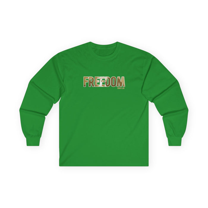 Freedom Gold Foil Long Sleeve Tee