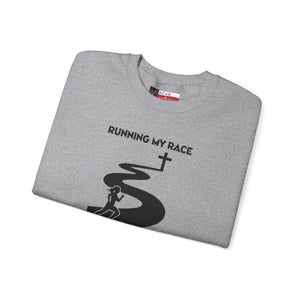 Running My Race Women’s Unisex Heavy Blend™ Crewneck Sweatshirt