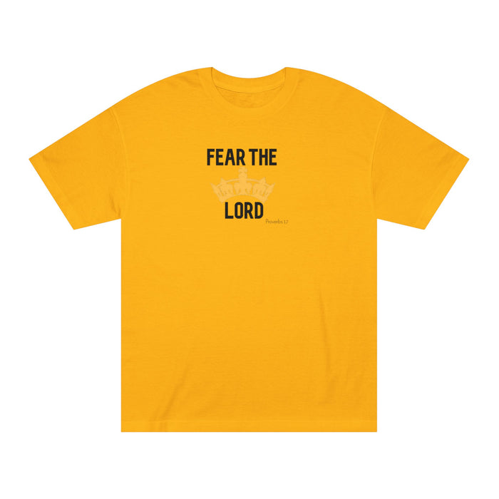 Fear The Lord T-Shirt — Christian Faith Tee with Crown Graphic