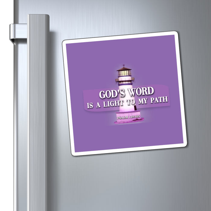 God’s Word is A Light For My Path Magnets