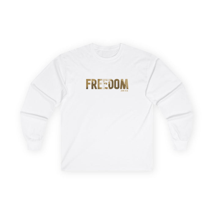 Freedom Gold Foil Long Sleeve Tee
