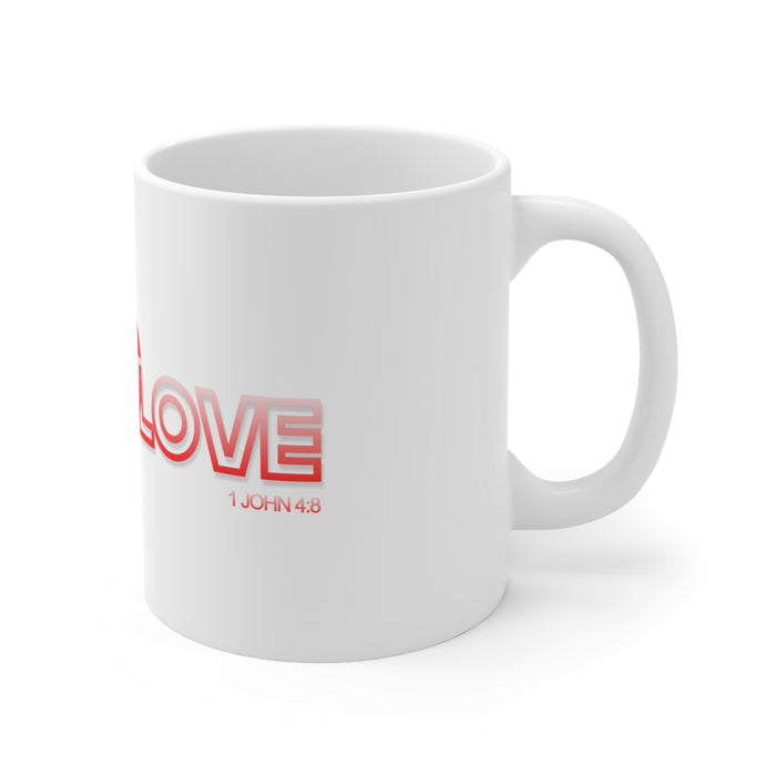 God is Love Ceramic Mug 11oz