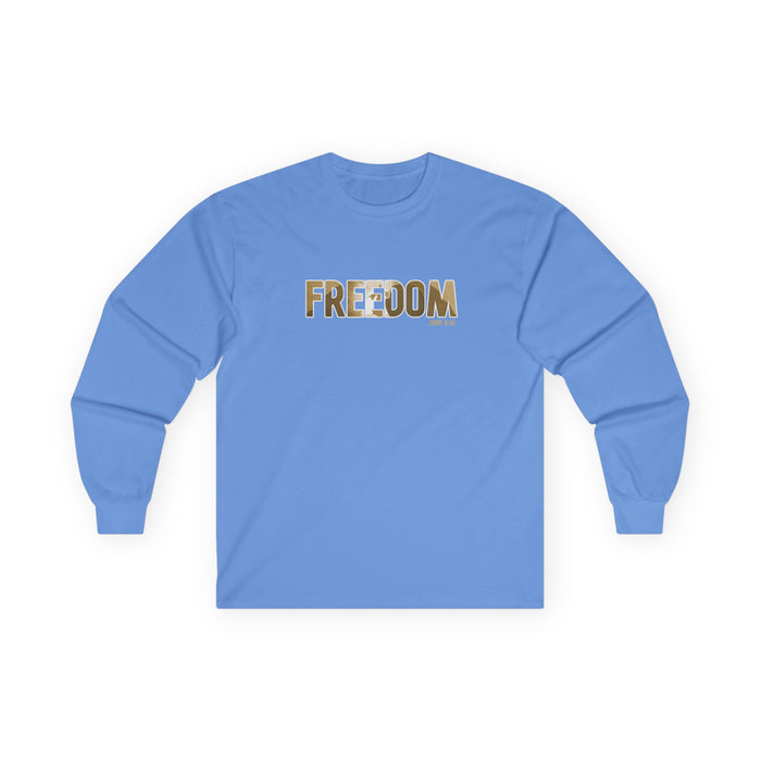 Freedom Gold Foil Long Sleeve Tee