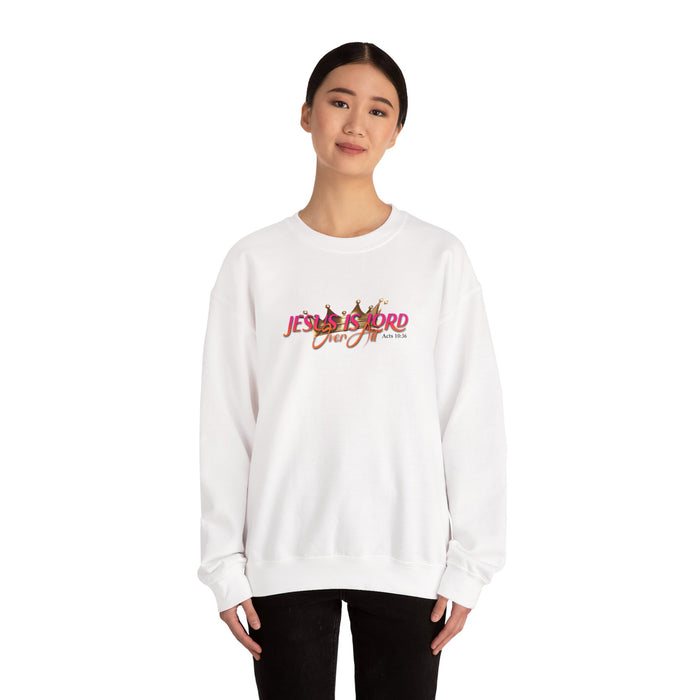 Jesus is Lord Over All Unisex Heavy Blend™ Crewneck Sweatshirt