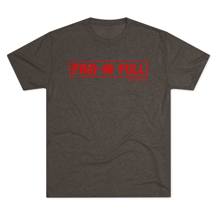 Paid In Full T‑Shirt — Christian Faith Romans 6:23 Tee