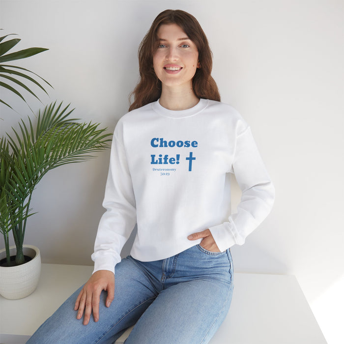 Choose Life 2.0 Women Unisex Heavy Blend™ Crewneck Sweatshirt