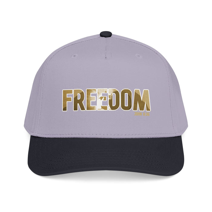 Freedom Embroidered Baseball Cap — Vintage Distressed Military-Inspired Hat